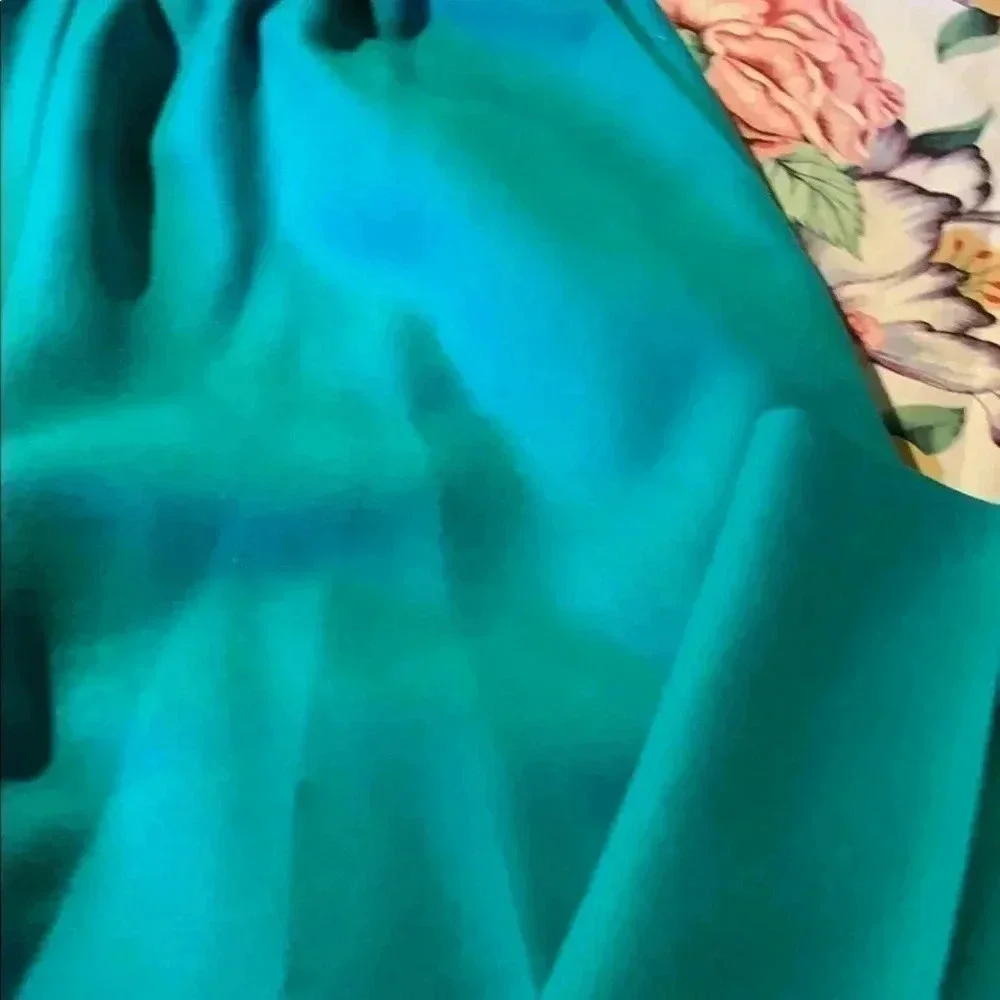 Alfred Dunner Womens Green pants size 8 With Elastic Waist - Picture 4 of 8